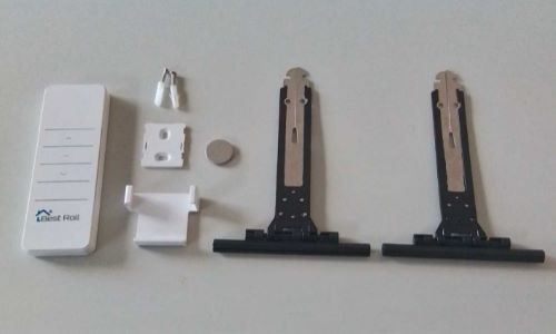 Rádiós redőnymotor + távirányító + féder