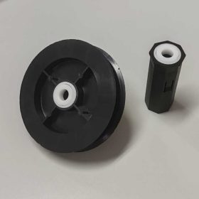 Tárcsa + dugó + csapágy Műanyag tengelyhez
