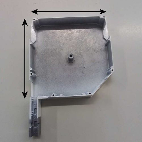 Redőnytok végprofil 150 mm-es